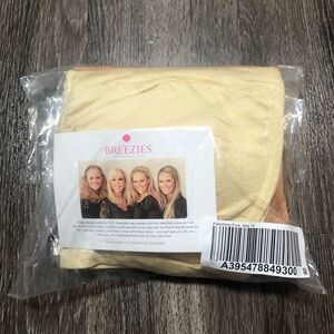 NWT Breezies A395478 Strapless Underwire Bandeau Bra Set 2 French Ivory/Cork 1X